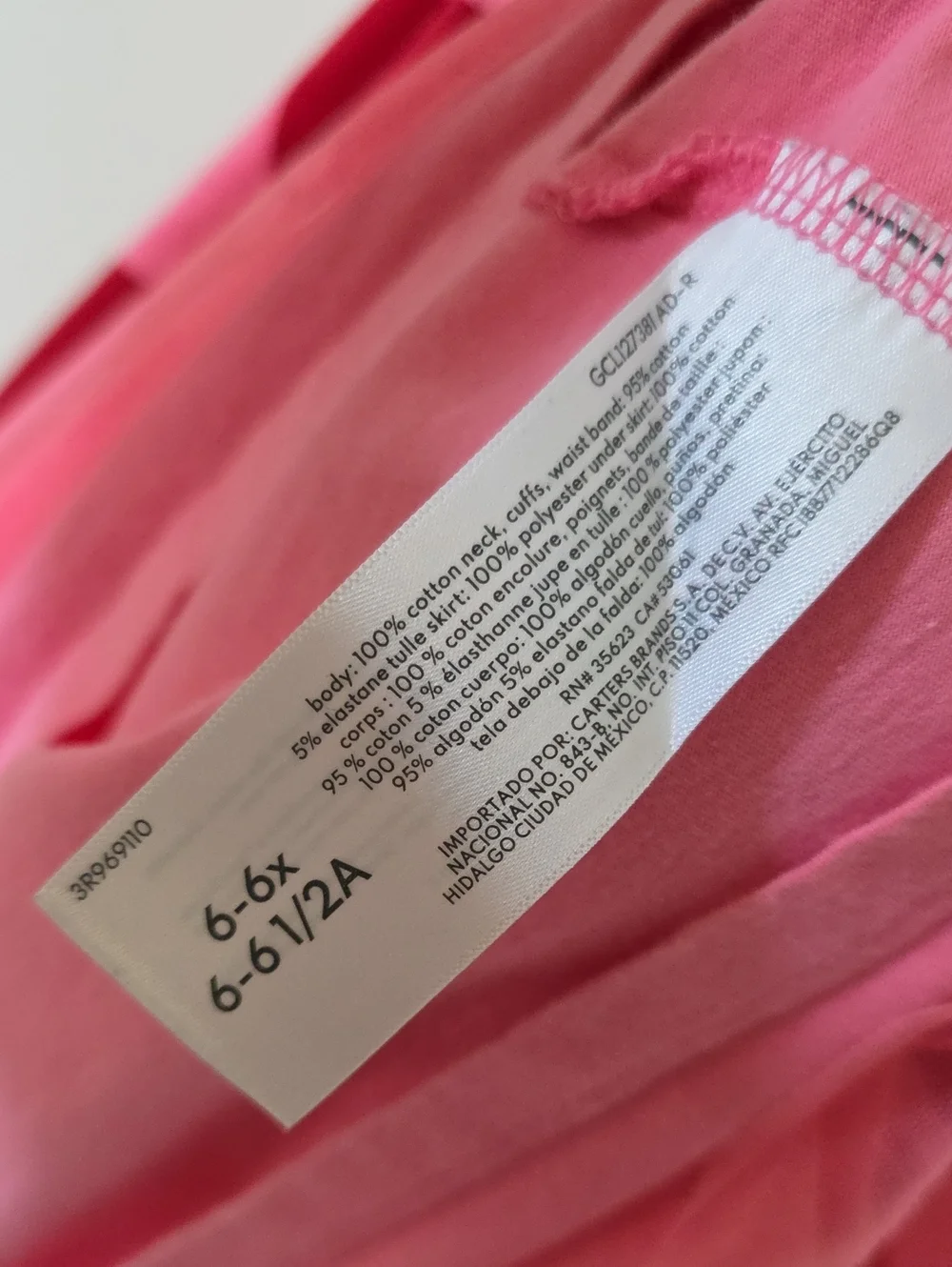Carters pull dress